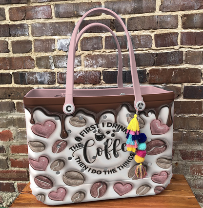 Ceeprints Cee™ Bag Coffee First, Hustle Later