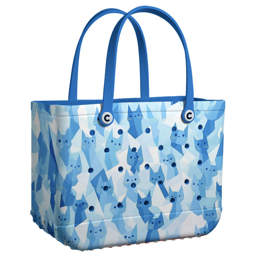 Ceeprints Cee™ Bag Blue Meow-mory