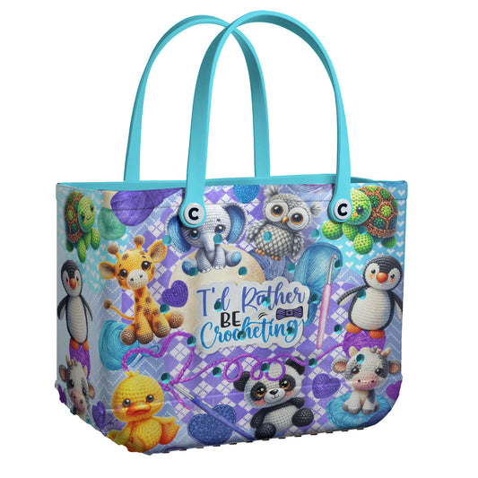Ceeprints Cee™ Bag I'd Rather Be Crocheting