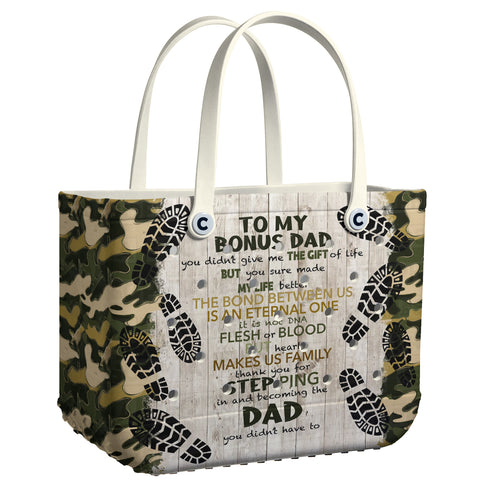 Ceeprints Cee™ Bag To My Bonus Dad