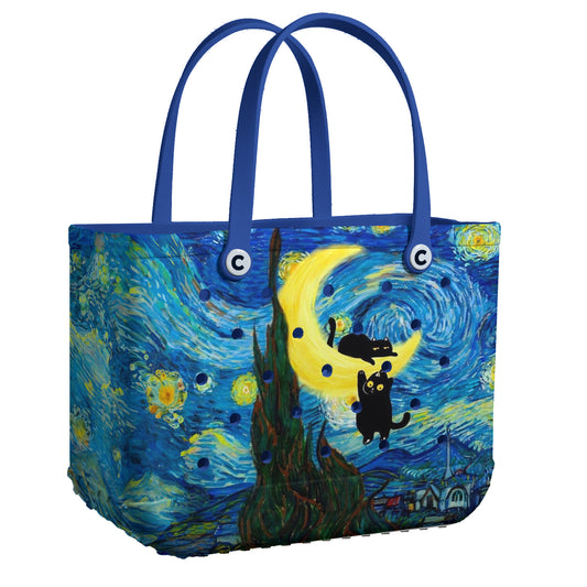 Ceeprints Cee™ Bag Cat-ch The Moon