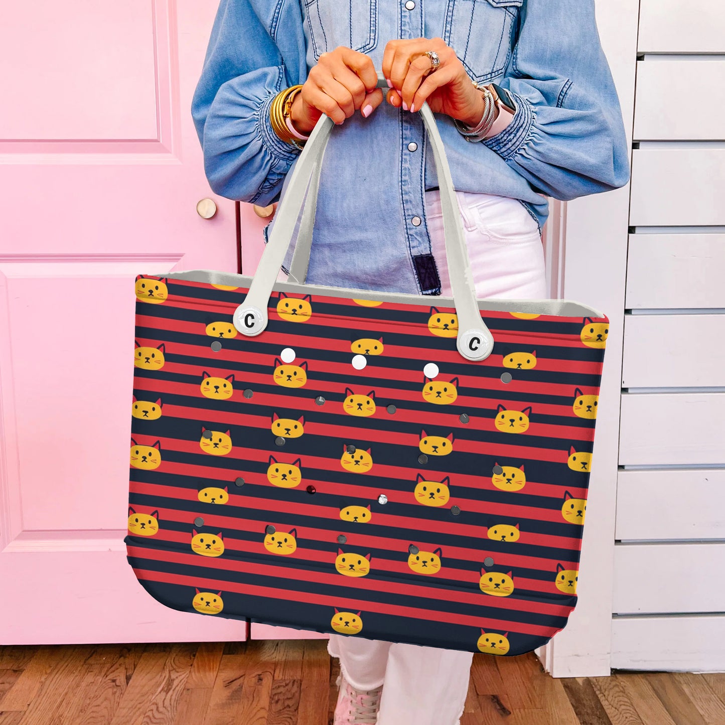 Ceeprints Cee™ Bag Kitty Stripes