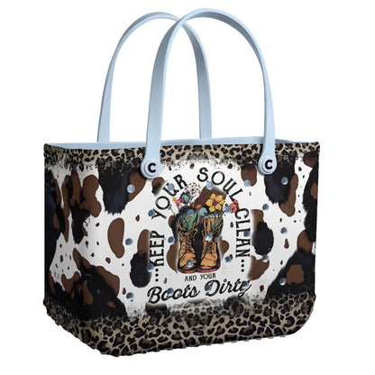Ceeprints Cee™ Bag Clean Heart, Dirty Boots