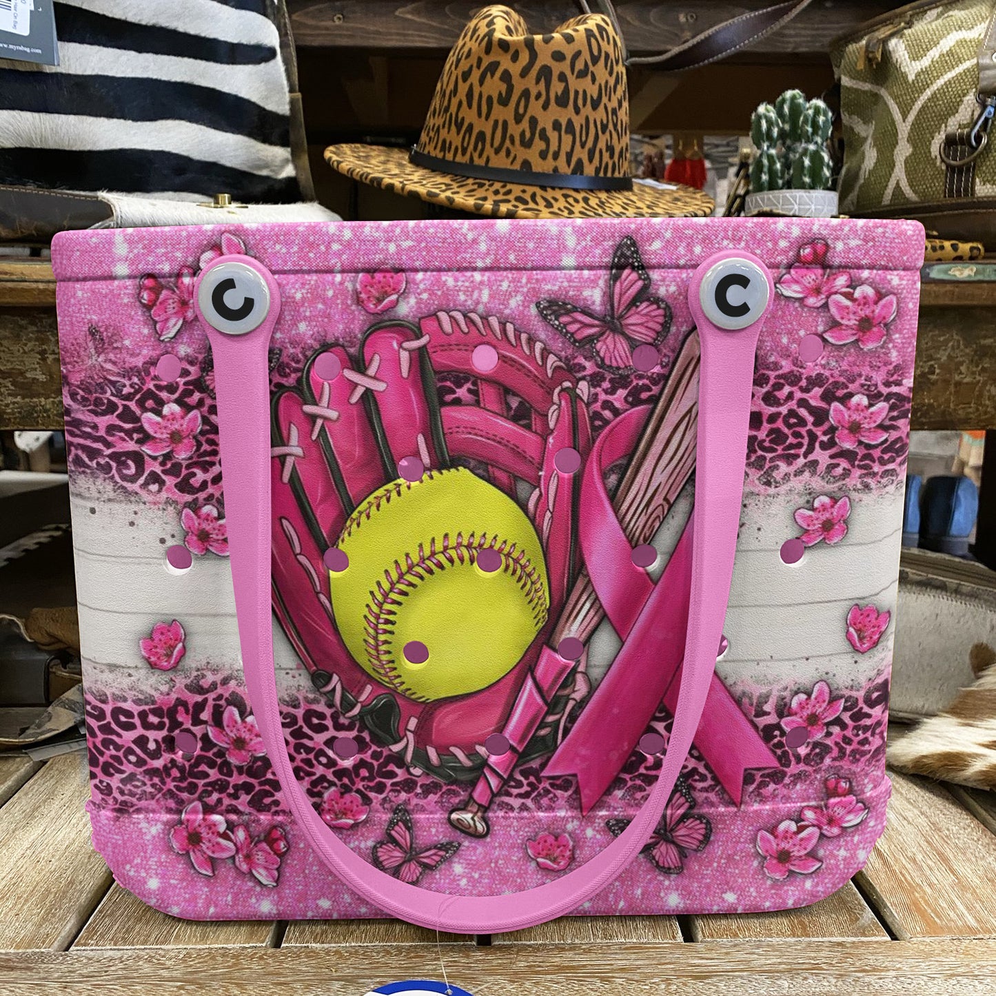Ceeprints Cee™ Bag Pink Ribbon Pitch