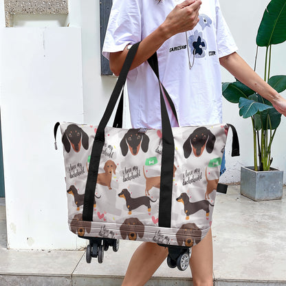 Cee™ Rolling Duffle Bag Love My Dachshund