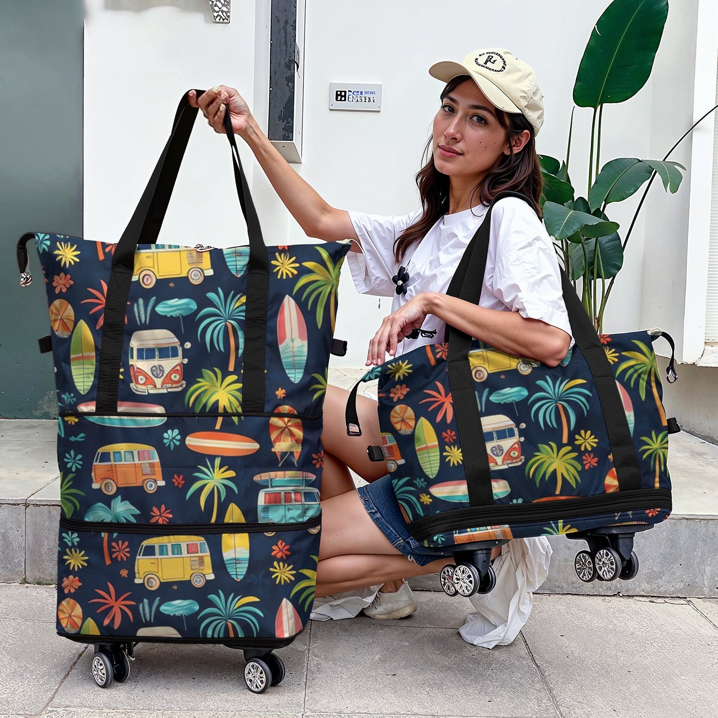Cee™ Rolling Duffle Bag Tropical Camper