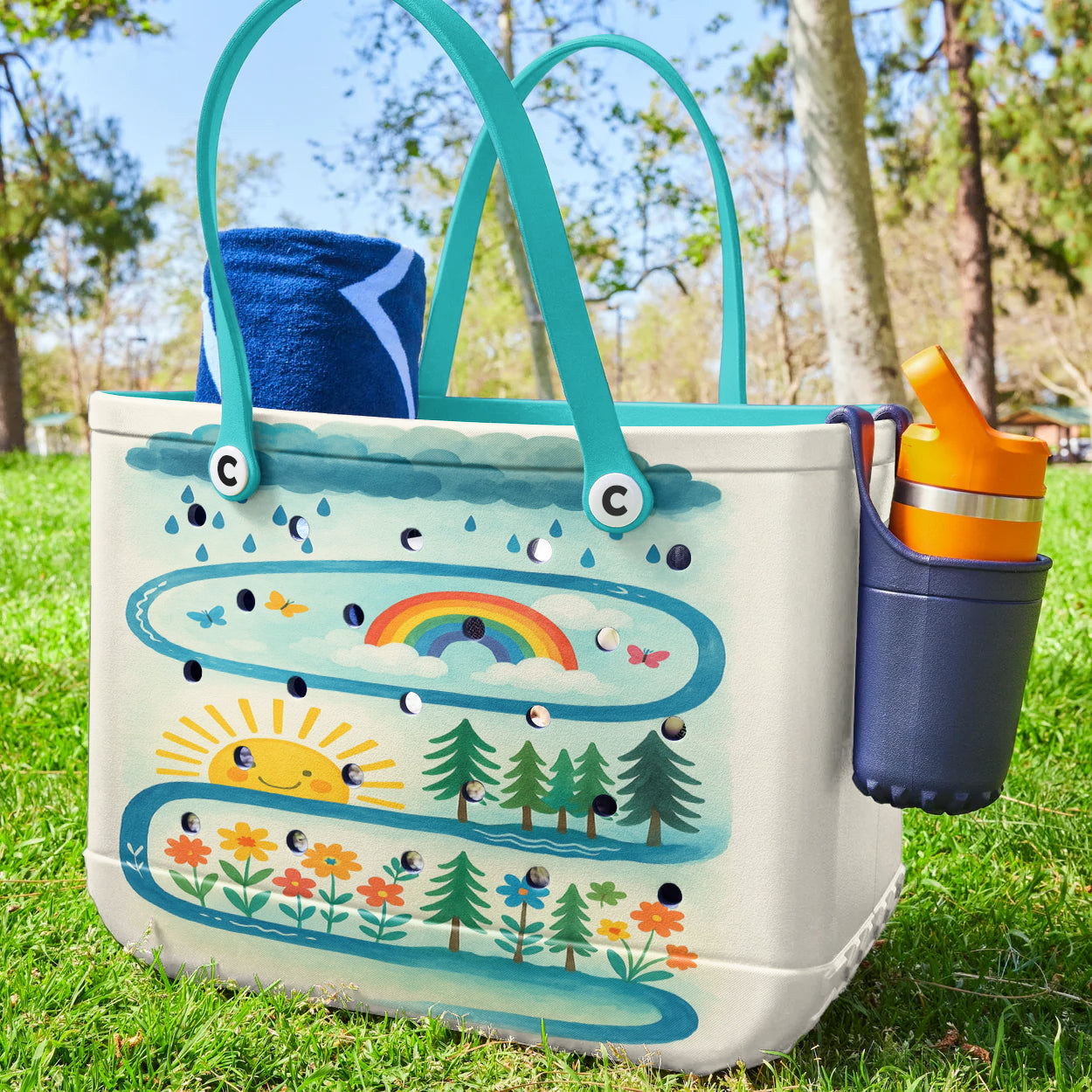 Ceeprints Cee™ Bag Raindrop Journey
