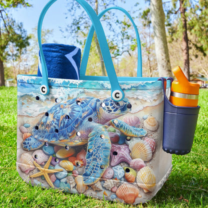Ceeprints Cee™ Bag Seashells & Turtle