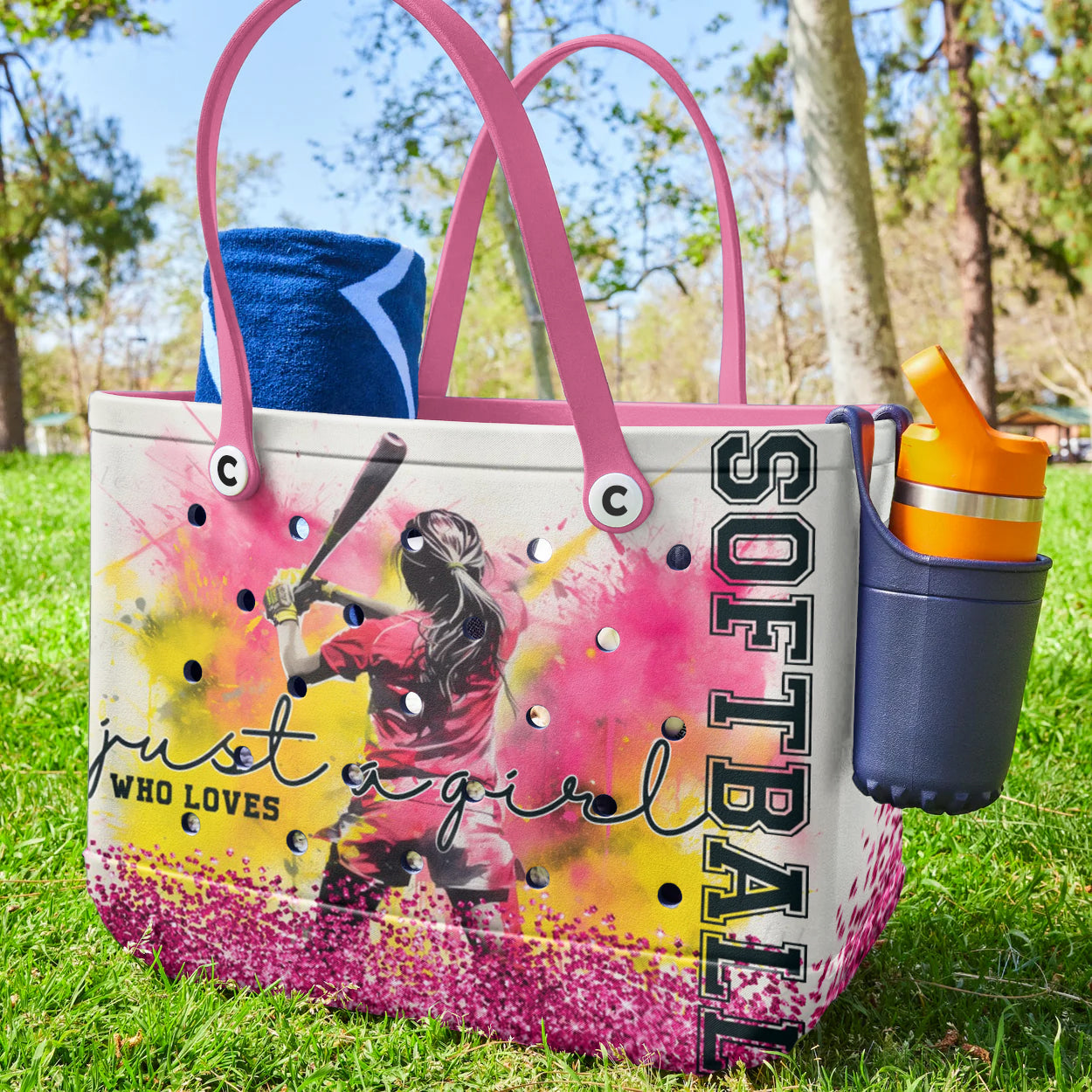 Ceeprints Cee™ Bag Just A Girl Who Loves Softball