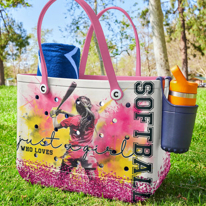 Ceeprints Cee™ Bag Just A Girl Who Loves Softball