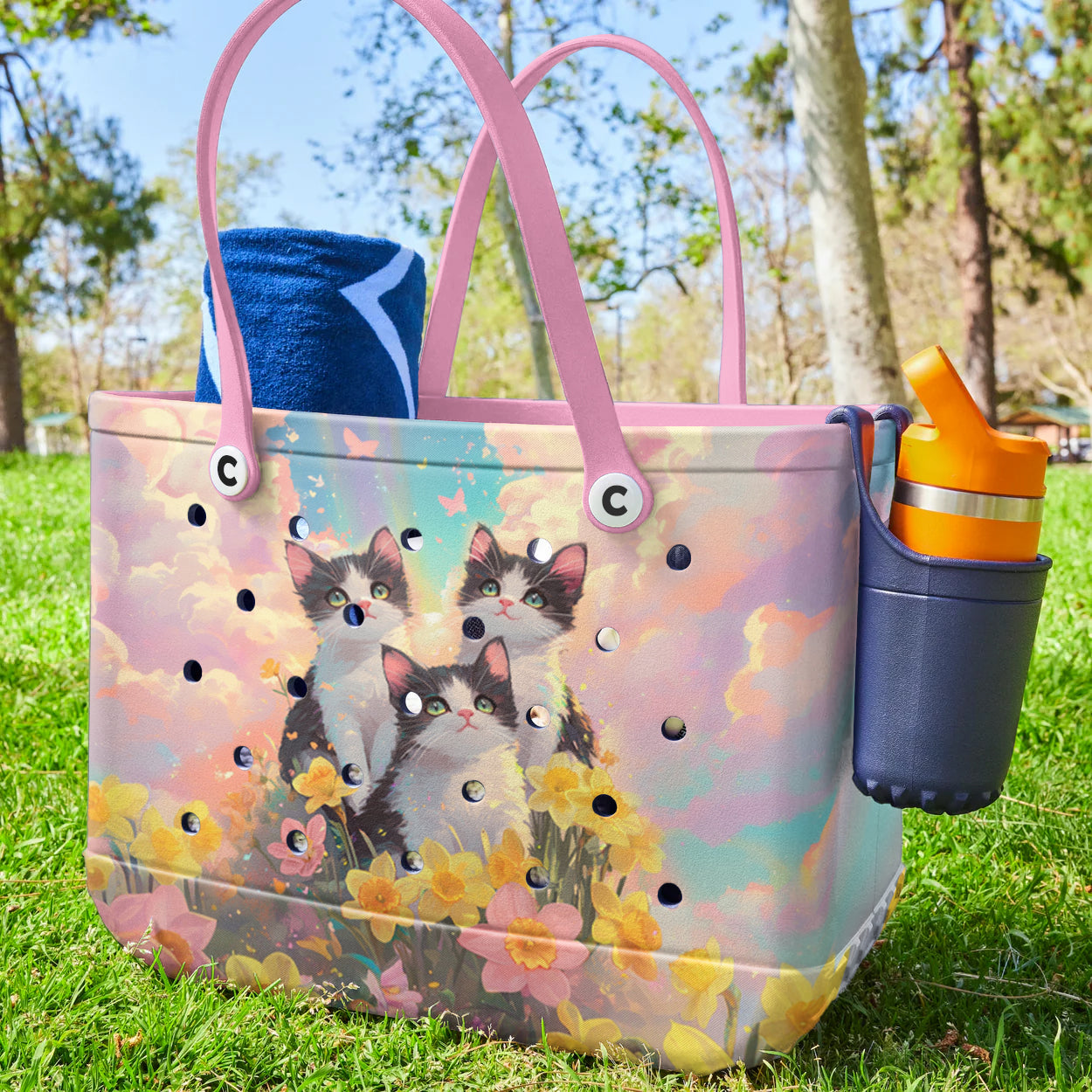 Ceeprints Cee™ Bag Catnipped in Flowers