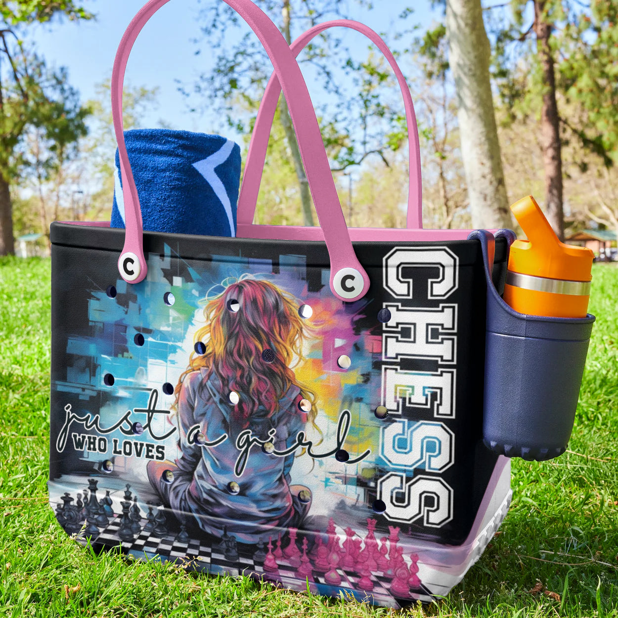 Ceeprints Cee™ Bag Just A Girl Who Loves Chess