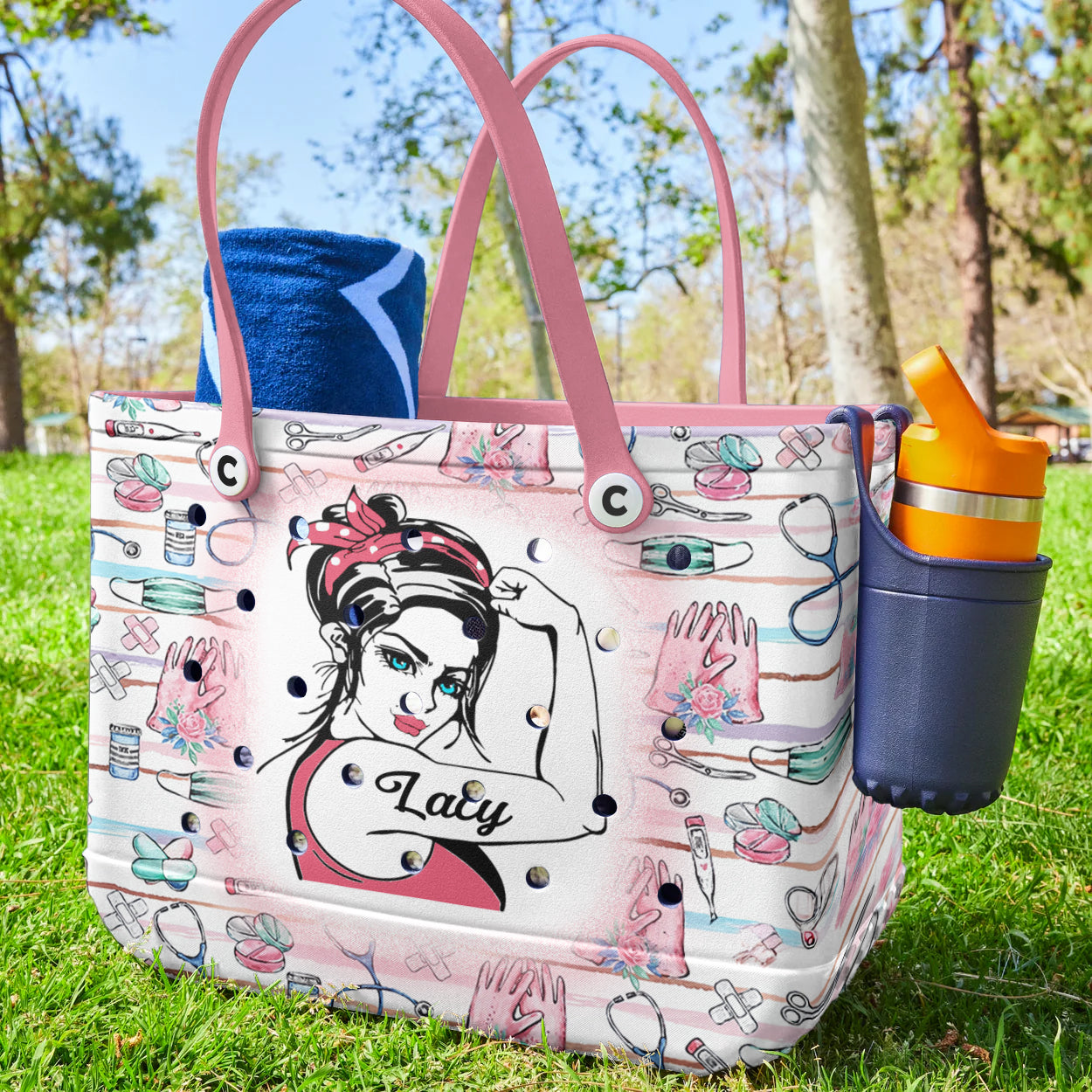 Ceeprints Cee™ Bag Stethoscope Chic - Custom Name