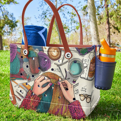Ceeprints Cee™ Bag Yarn & Coffee Dreams