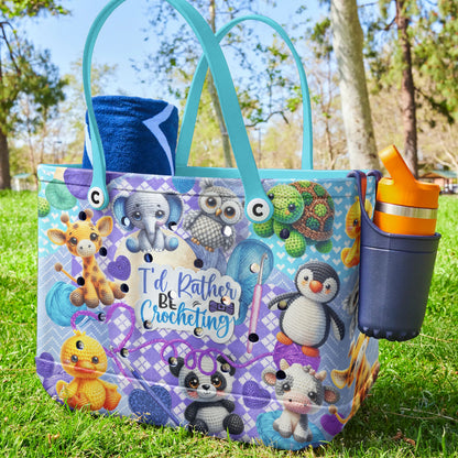 Ceeprints Cee™ Bag I'd Rather Be Crocheting