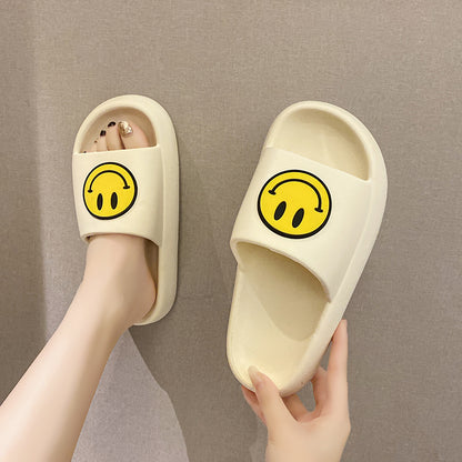 Women’s Leopard Print Thick Sole Slippers – Stylish & Comfy