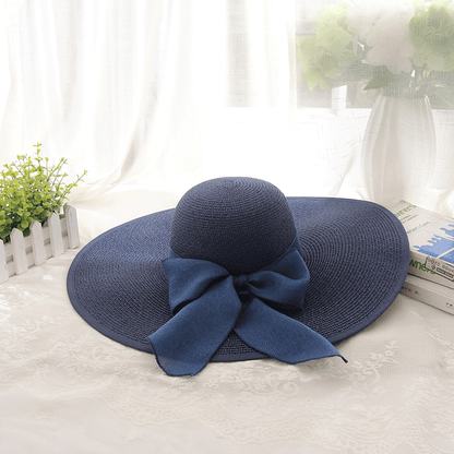 Sun Hat Female Summer Sun Protection Beach Foldable Straw Hat
