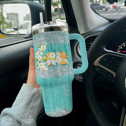 Ceeprints Tumbler Daisy Gnome
