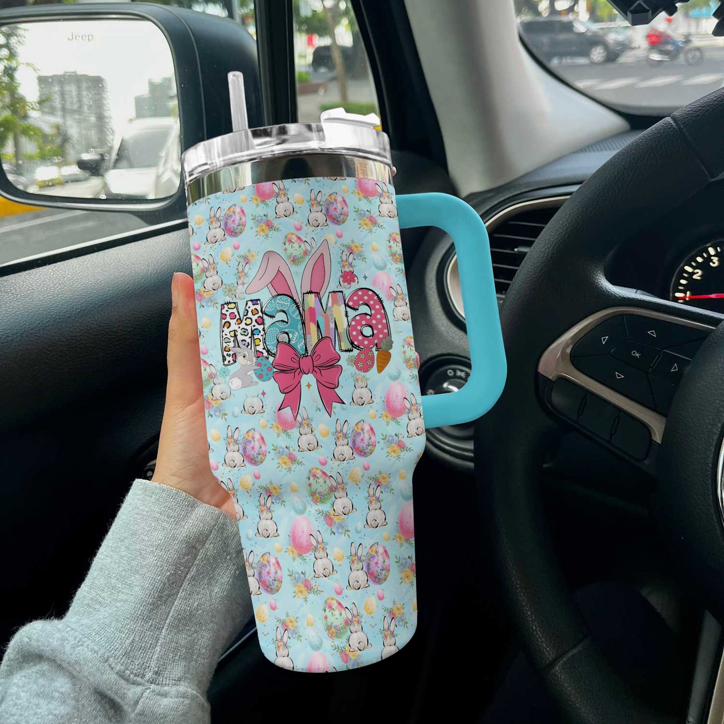 Ceeprints Tumbler Easter Mama Bunny