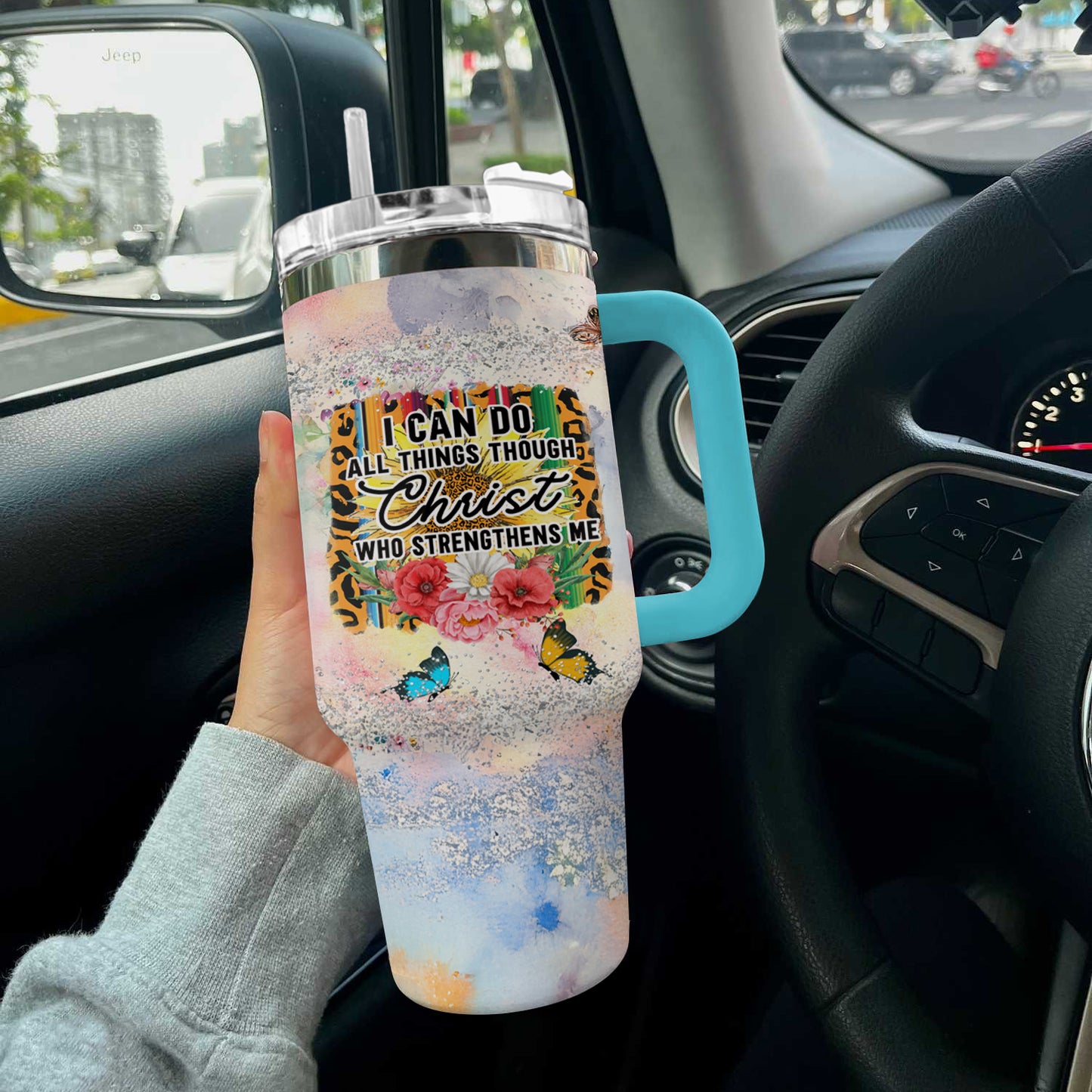 Ceeprints Tumbler Faith & Strength