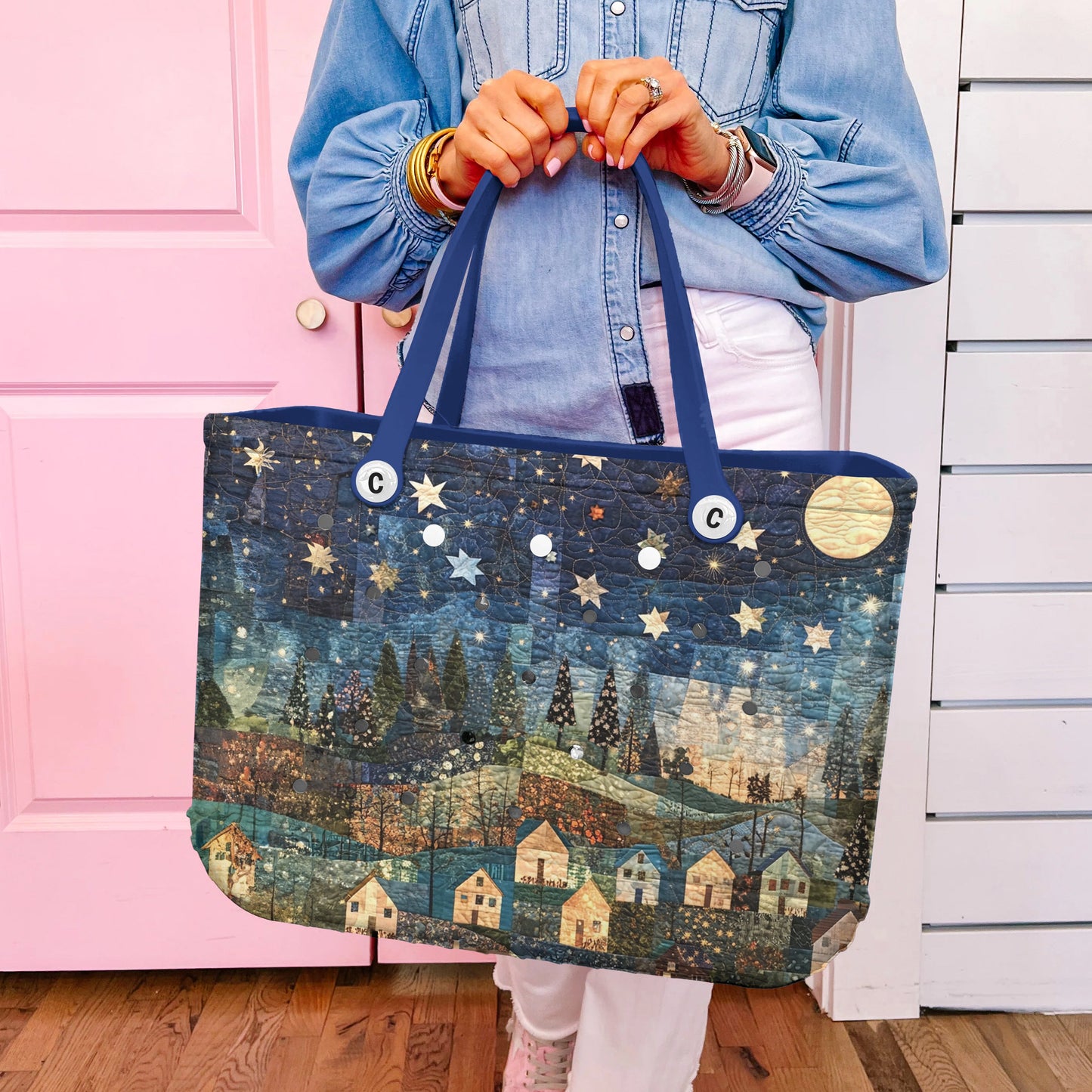 Ceeprints Cee™ Bag Starlit Village
