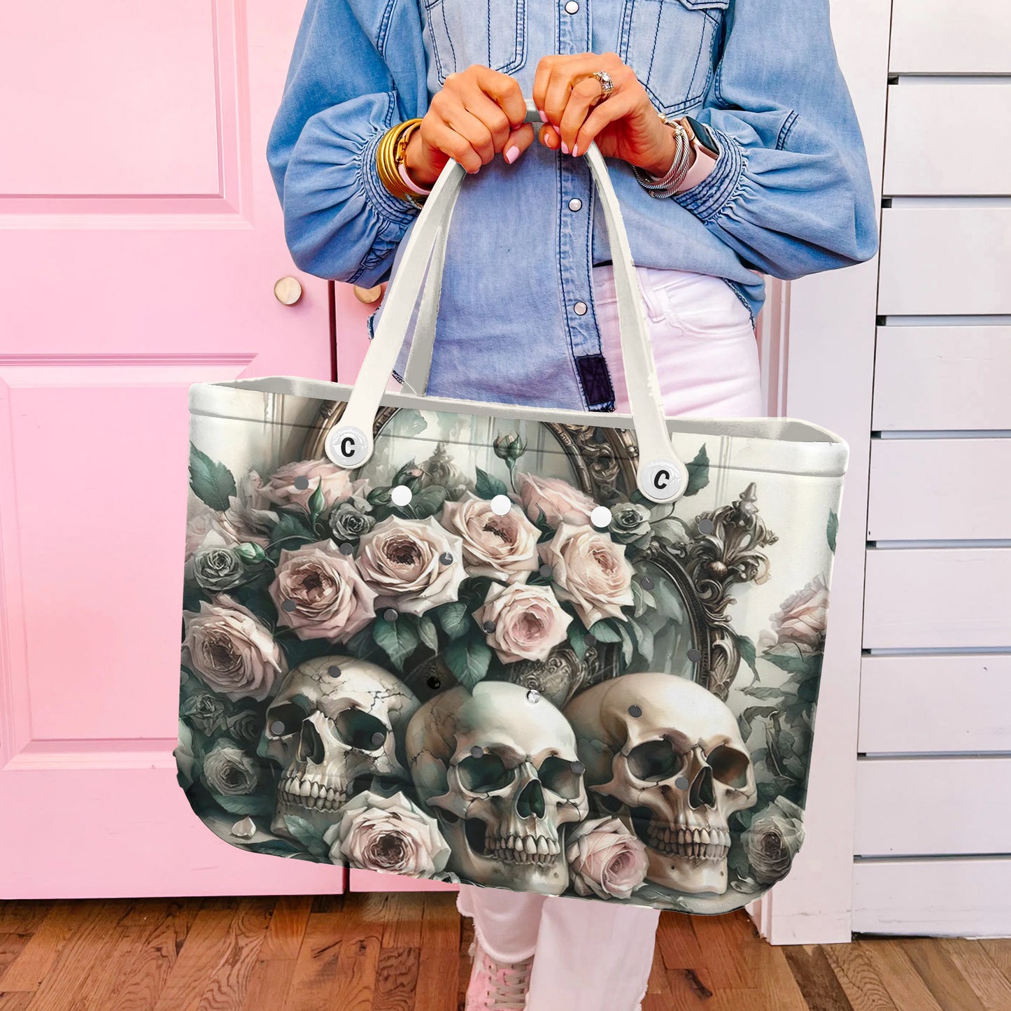 Ceeprints Cee™ Bag Seamless Gothic Skulls & Roses