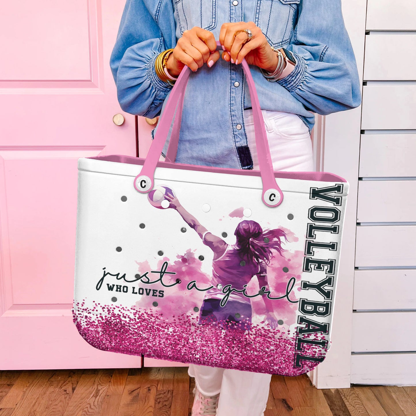 Ceeprints Cee™ Bag Just A Girl Who Loves Volleyball