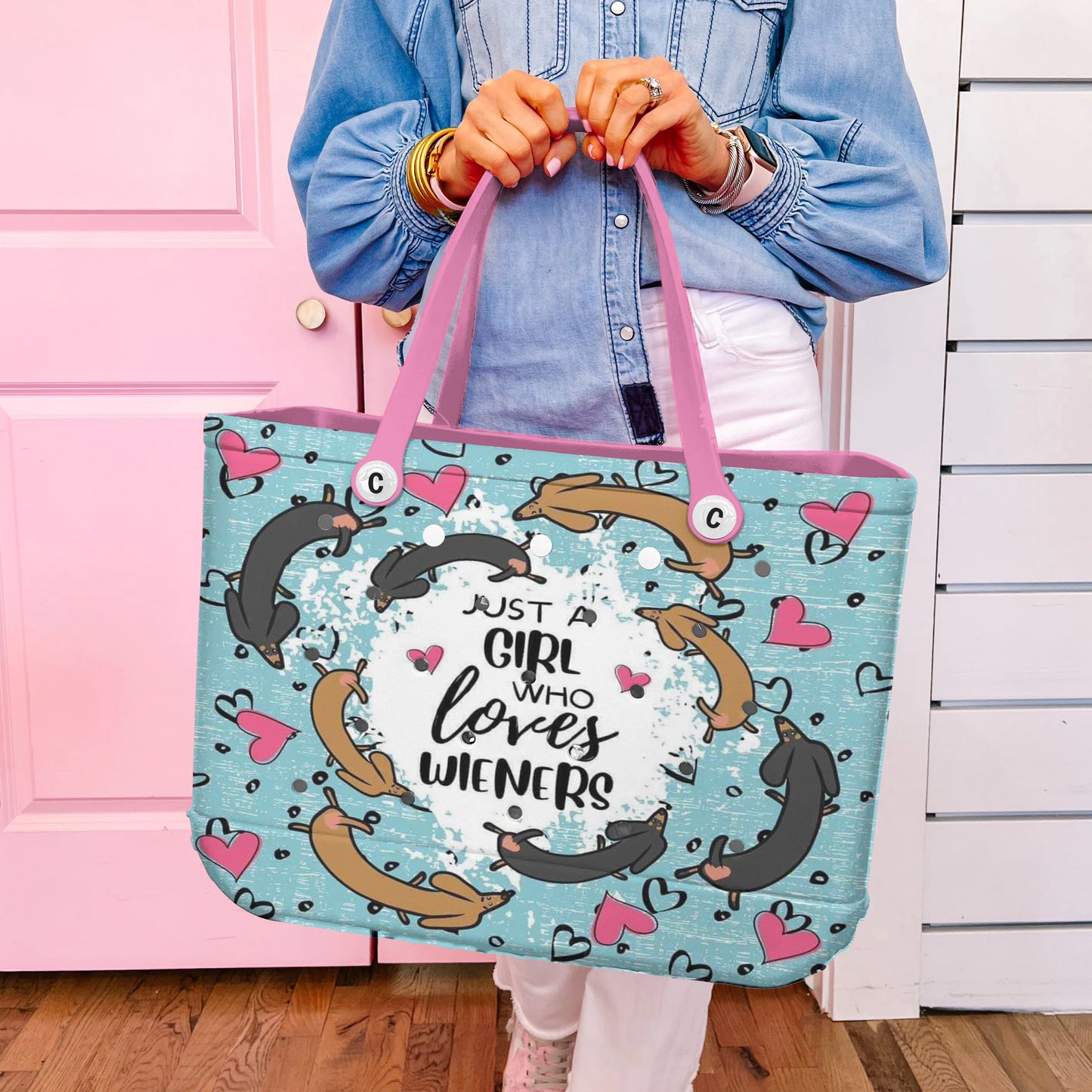 Ceeprints Cee™ Bag Just A Girl Who Loves Wieners