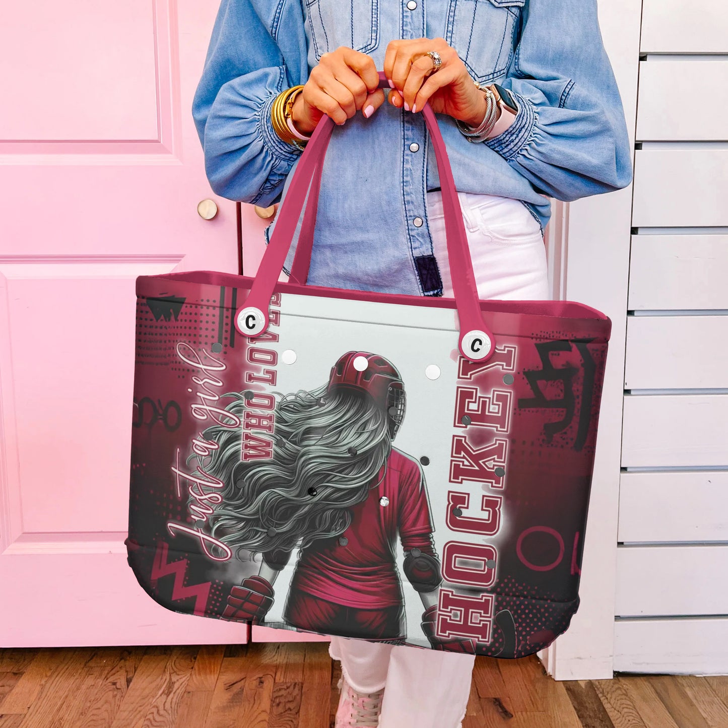 Ceeprints Cee™ Bag Loves Hockey