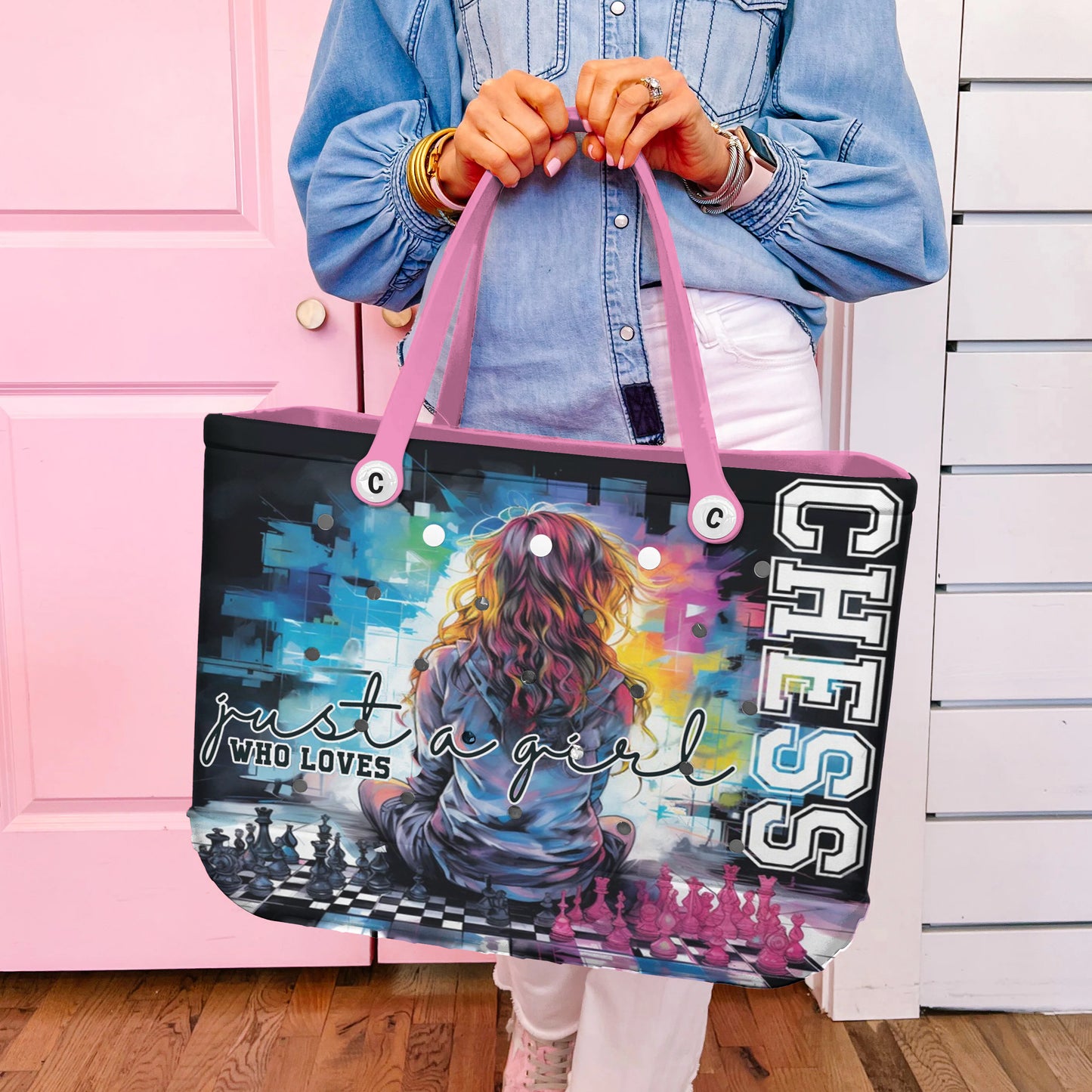 Ceeprints Cee™ Bag Just A Girl Who Loves Chess