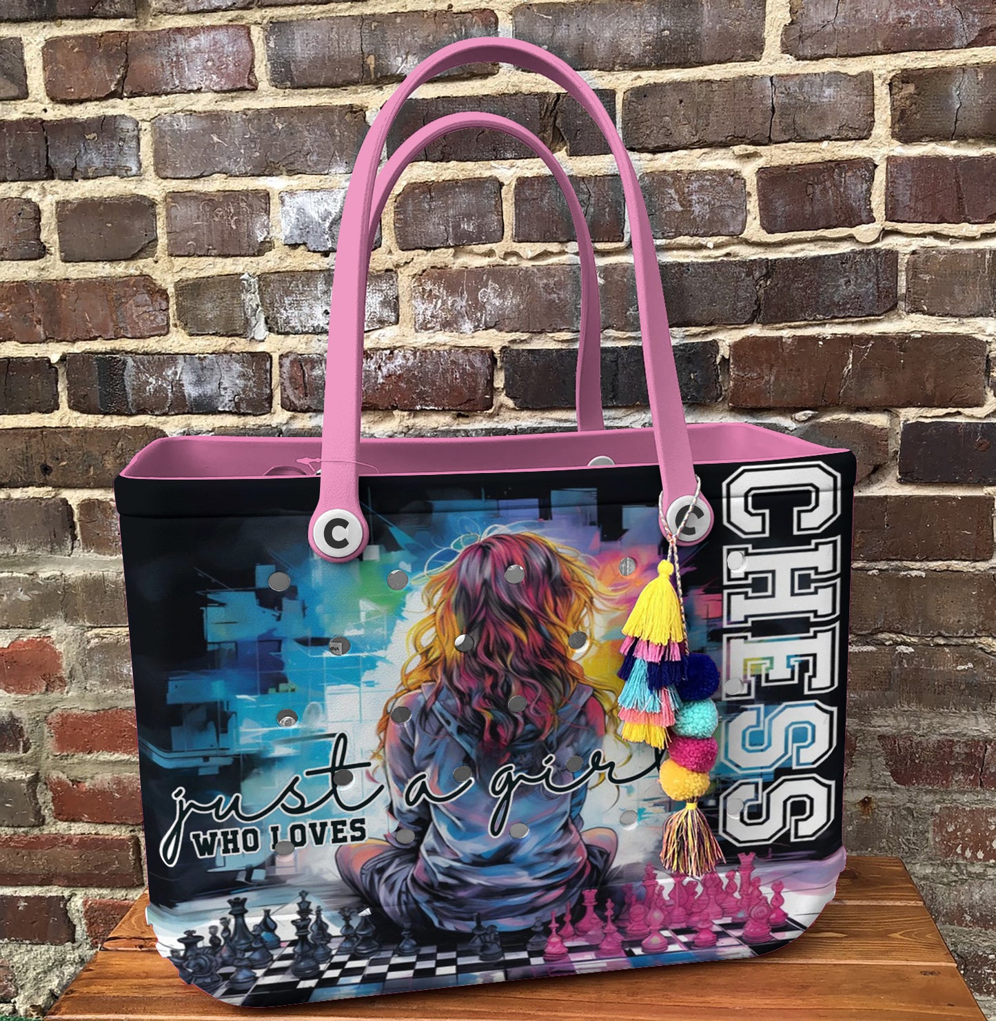 Ceeprints Cee™ Bag Just A Girl Who Loves Chess