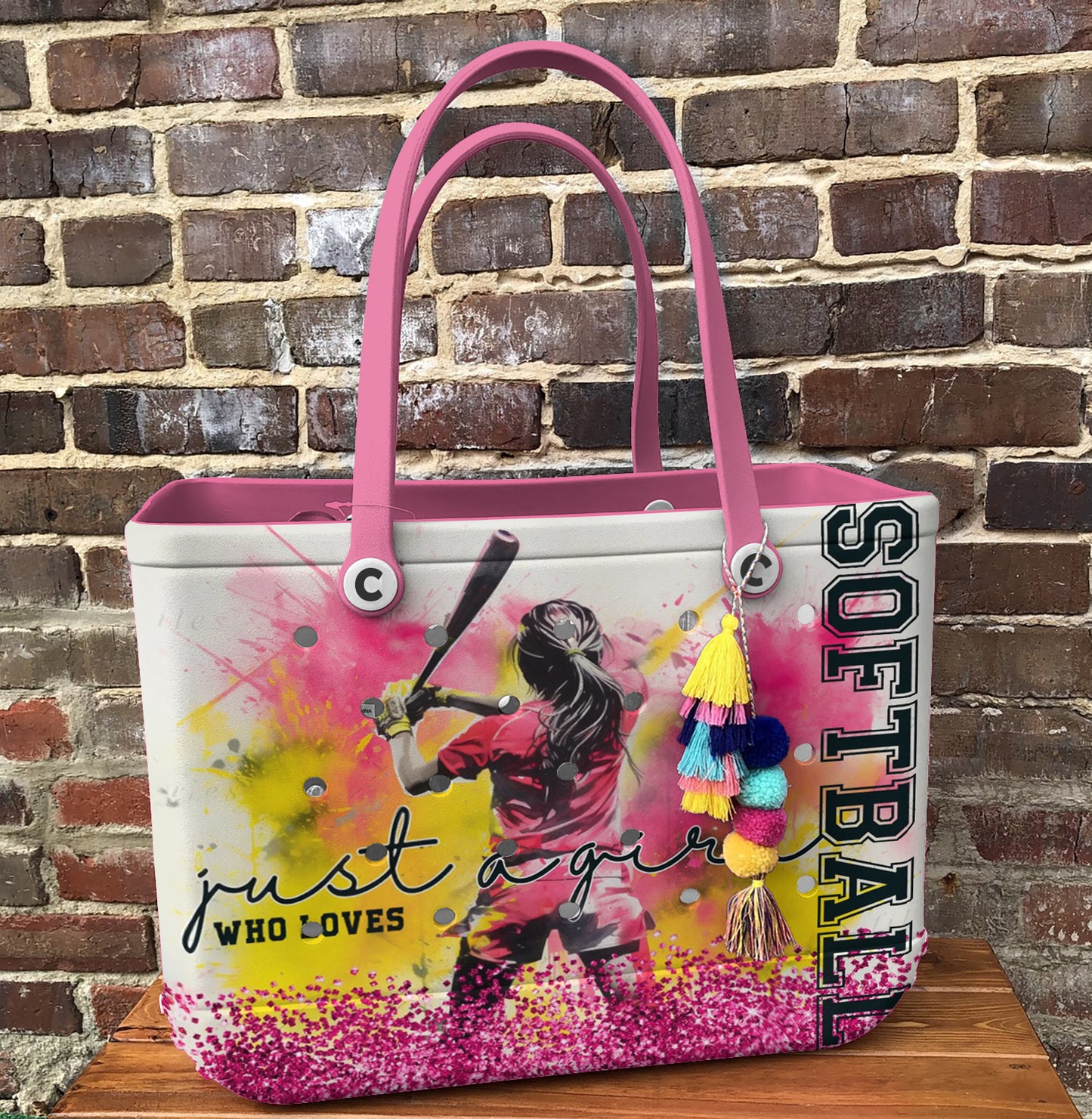 Ceeprints Cee™ Bag Just A Girl Who Loves Softball