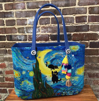 Ceeprints Cee™ Bag Cat-ch The Moon
