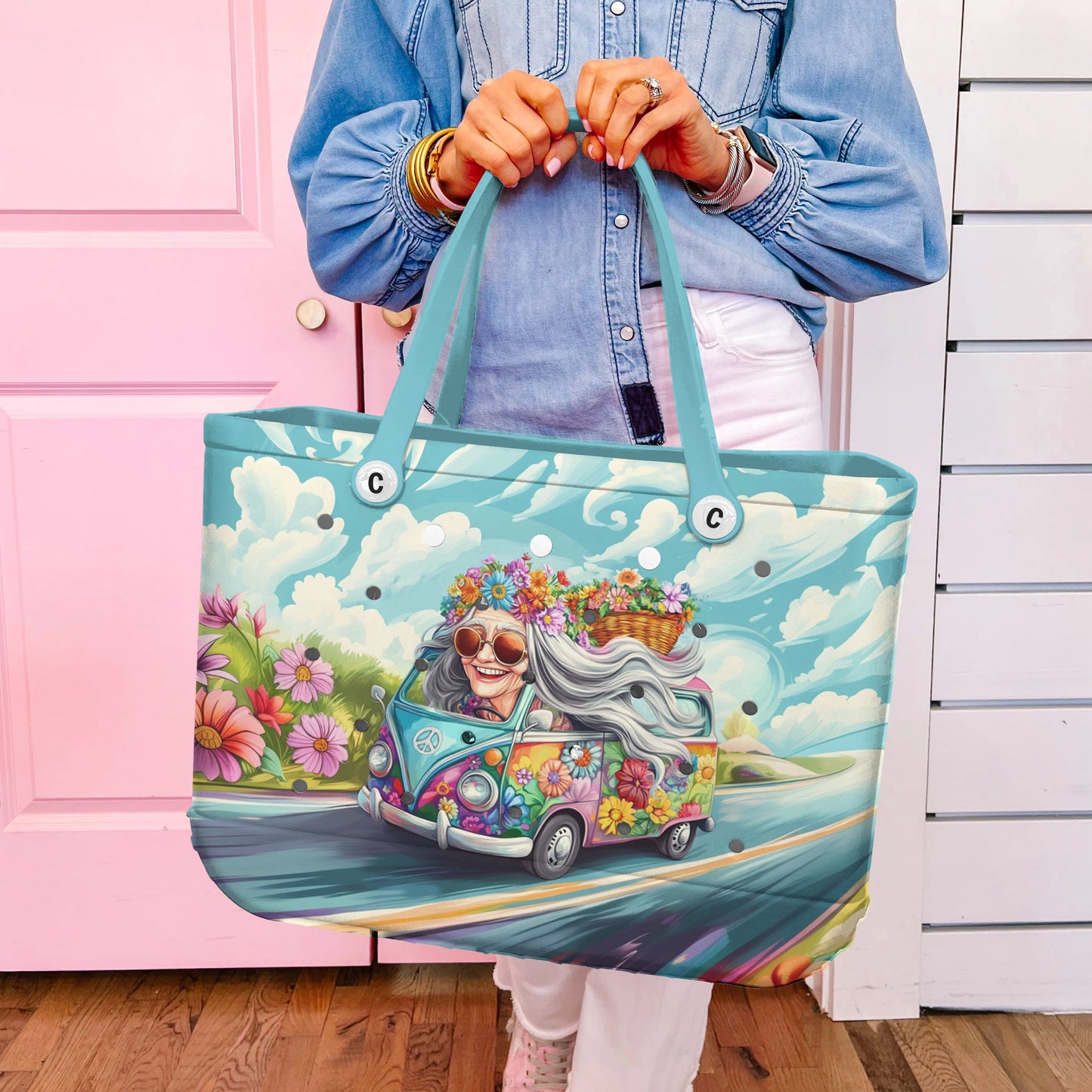 Ceeprints Cee™ Bag Peace & Petals