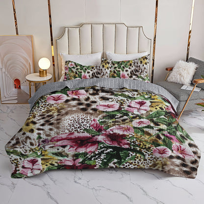 Ceeprints All Season Quilt 3-Piece Set Fancy Leopard