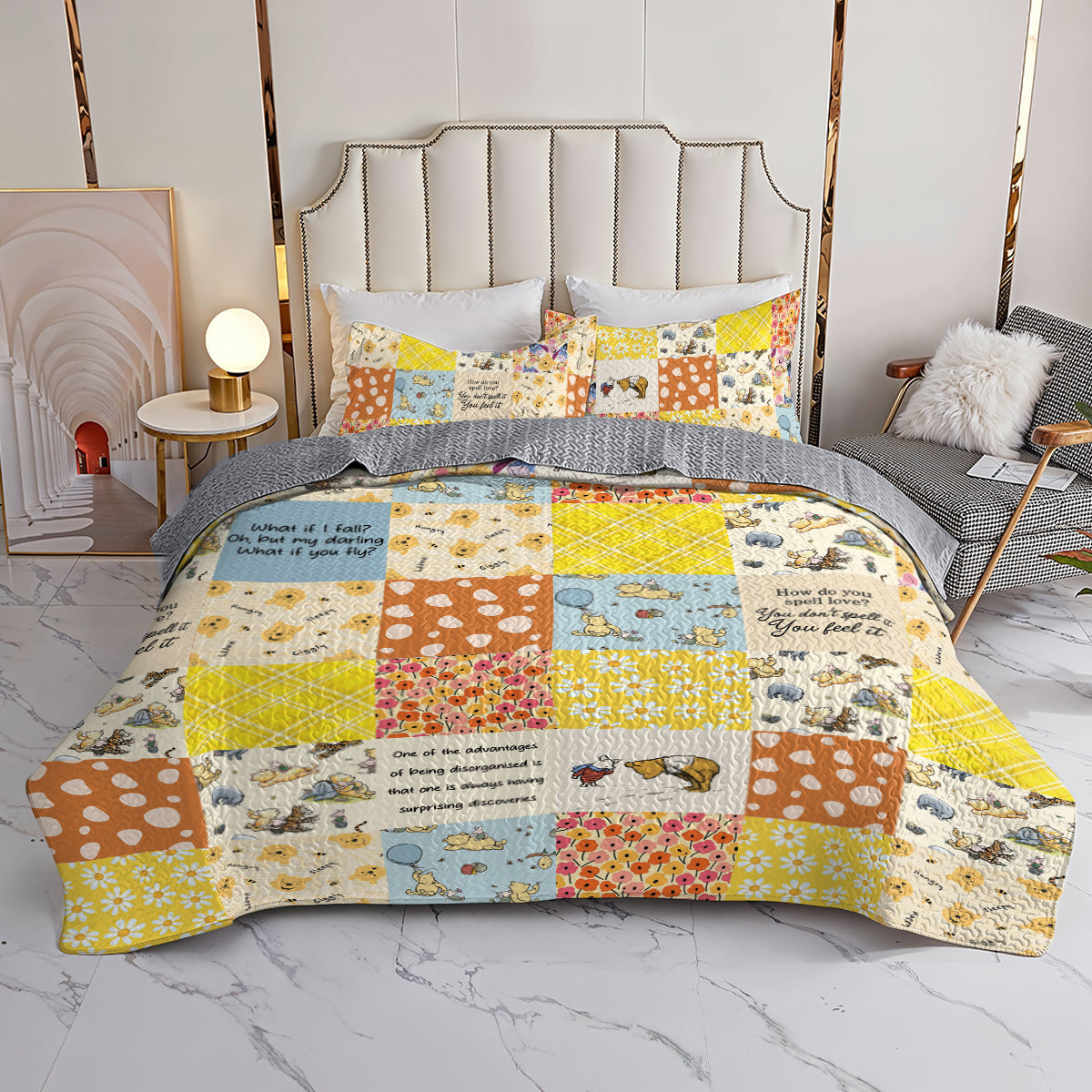 Ceeprints All Season Quilt 3-Piece Set Pooh