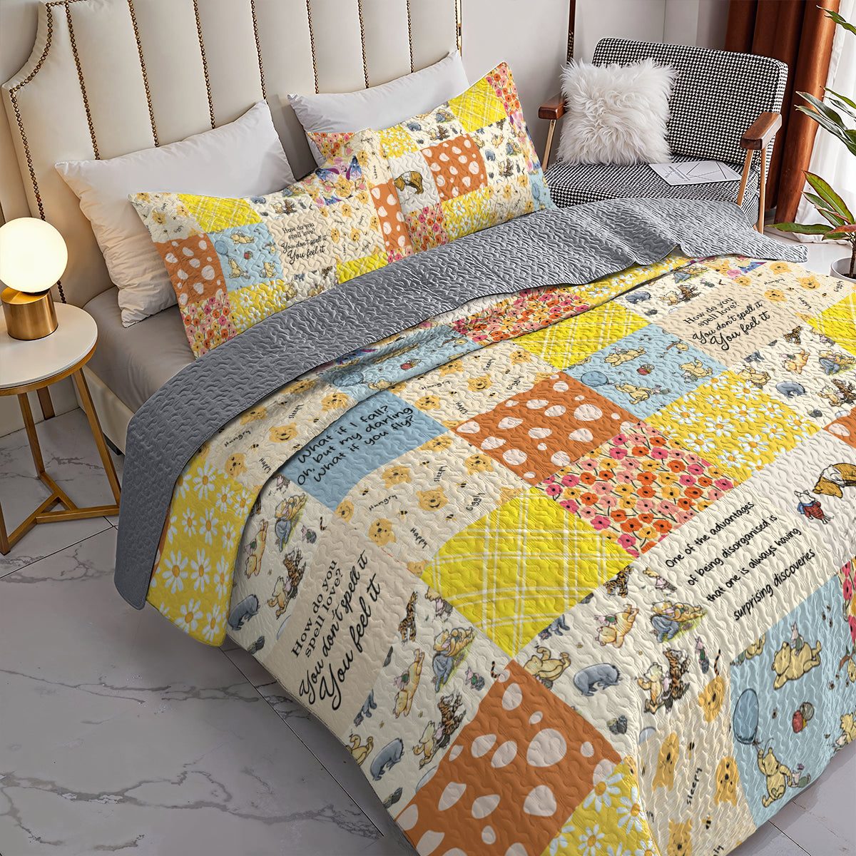 Ceeprints All Season Quilt 3-Piece Set Pooh
