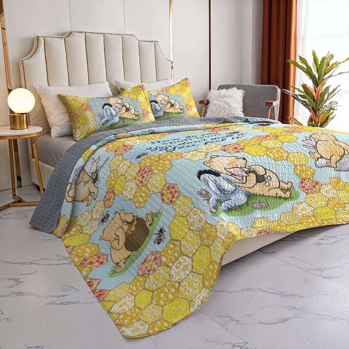 Ceeprints All Season Quilt 3-Piece Set Pooh the Love