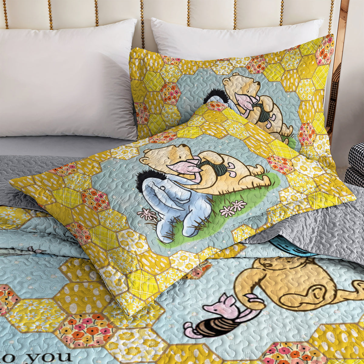 Ceeprints All Season Quilt 3-Piece Set Pooh the Love