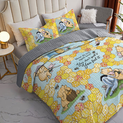 Ceeprints All Season Quilt 3-Piece Set Pooh the Love