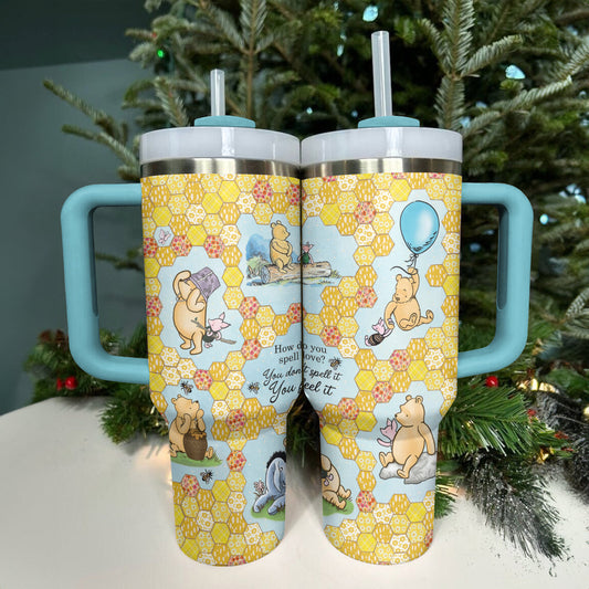 Ceeprints Tumbler Pooh The Love