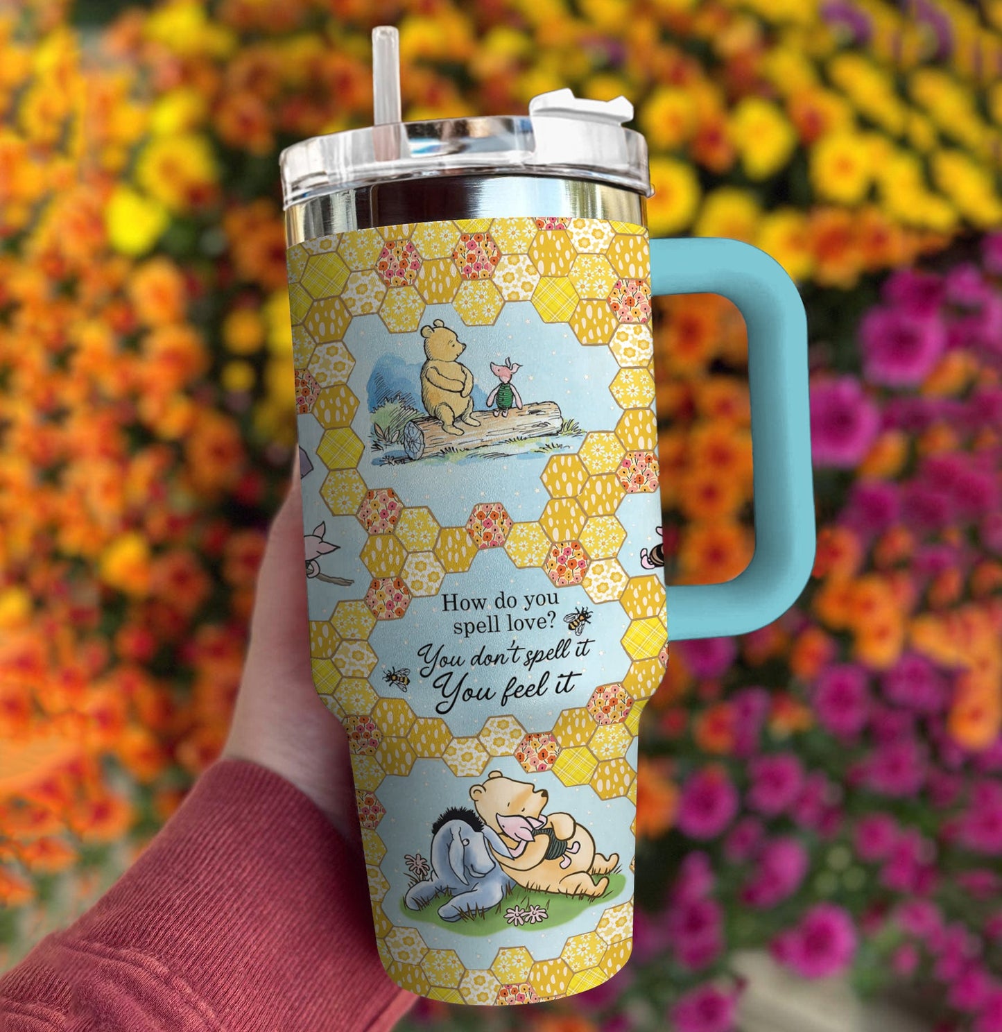 Ceeprints Tumbler Pooh The Love