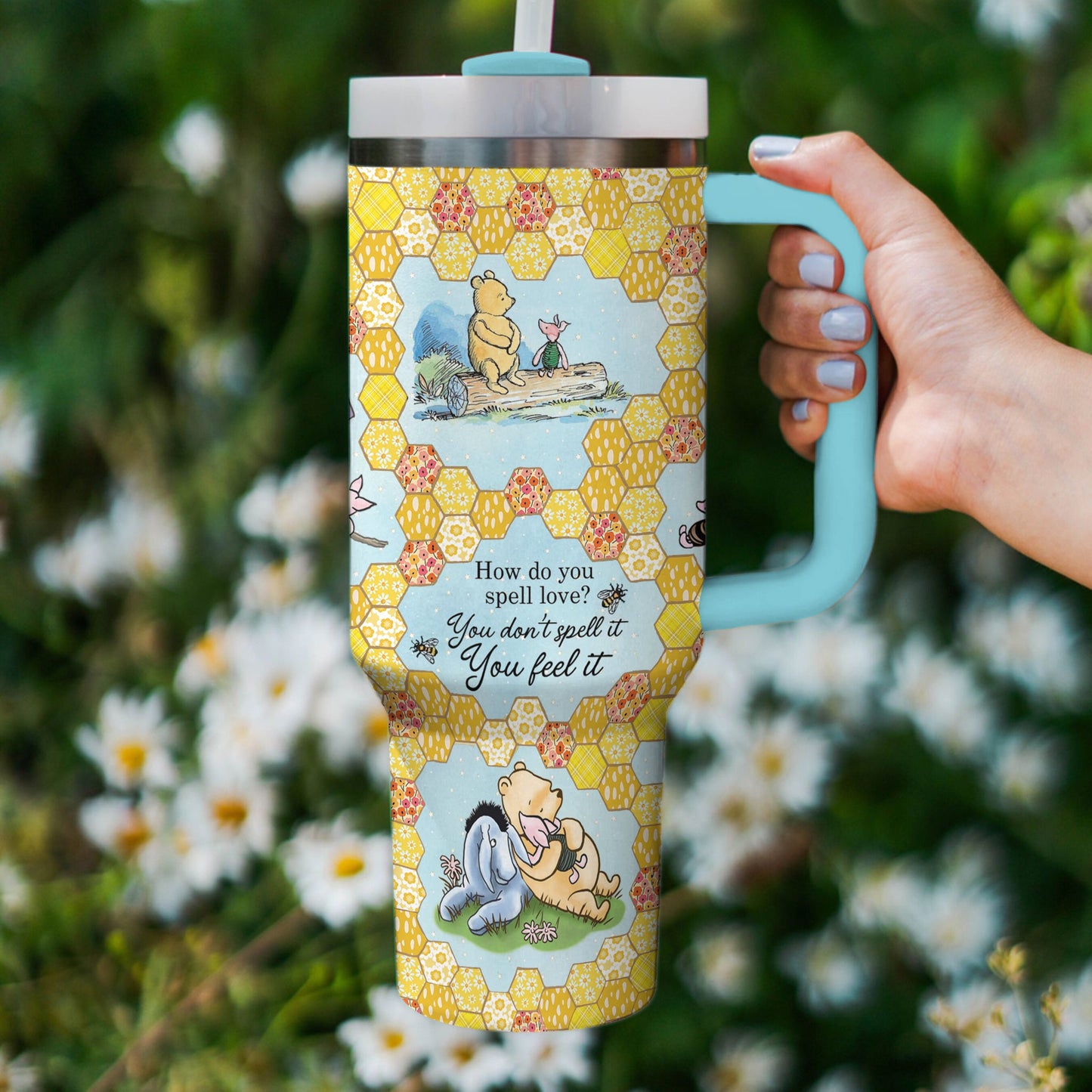 Ceeprints Tumbler Pooh The Love