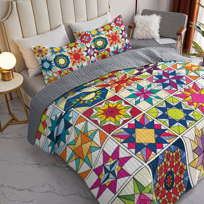 Ceeprints All Season Quilt 3-Piece Set Super Stars