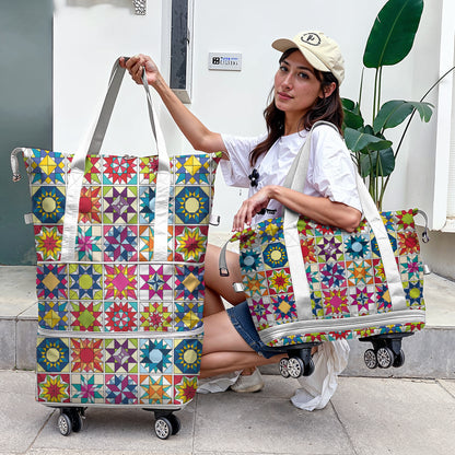 Cee™ Rolling Duffle Bag Quilting Blocks