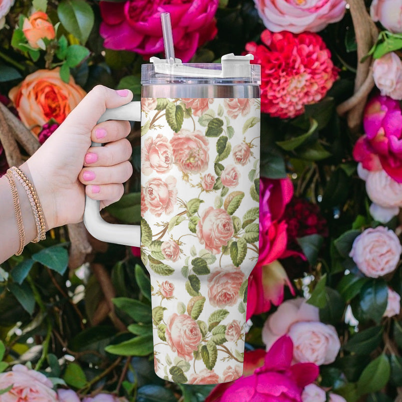 Ceeprints Tumbler Rosy Bloom