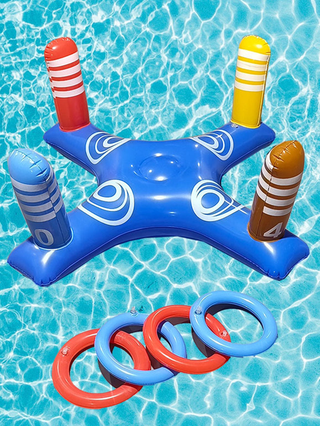 Inflatable Water Basketball Hoop – Fun Pool Game