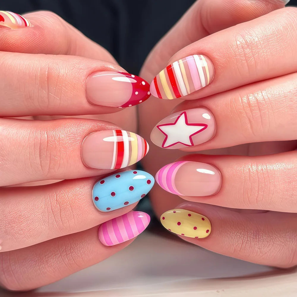 Dopamine 3D No. 08 press-on nails