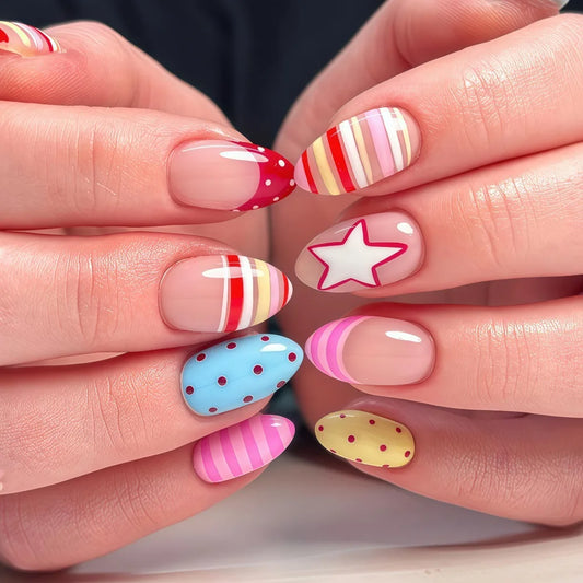 Dopamine 3D No. 08 press-on nails