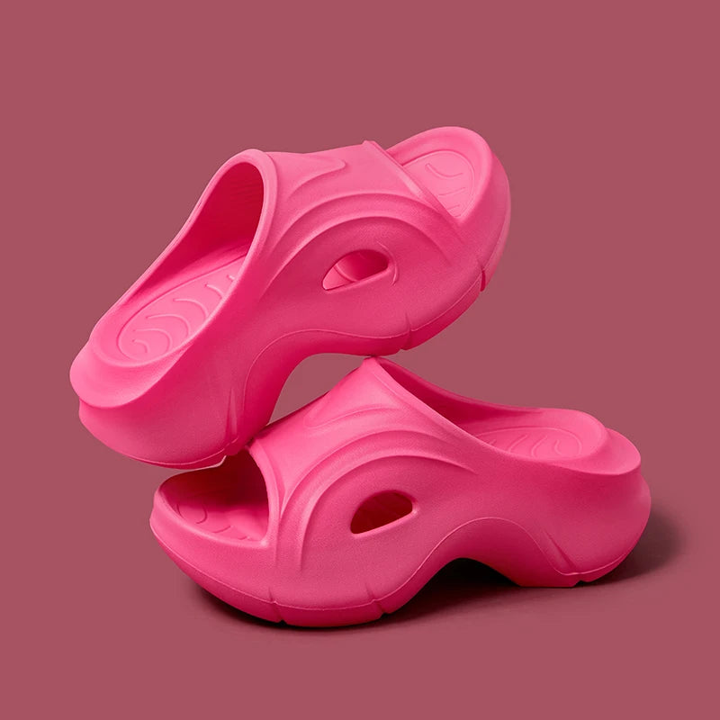 Women's Summer Slippers – Lightweight, Non-Slip Thick Sole Sandals